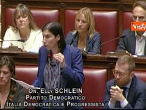 Schlein a Governo: Voltate spalle ai palestinesi, insopportabile vostra ipocrisia