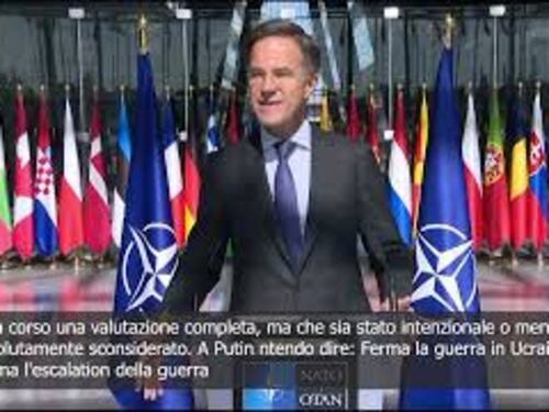 Rutte a Putin: Ferma la guerra in Ucraina, l'escalation e non violare spazio aereo Nato