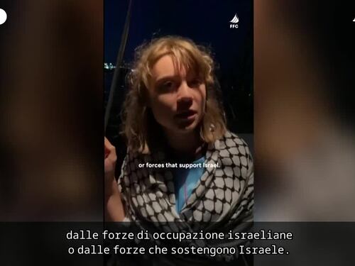 Freedom Flottilla, il messaggio di Greta: "Rapiti dalle Idf"