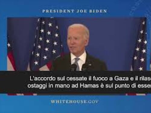 Biden: "L'accordo per Gaza è sul punto di essere chiuso" - SOTTOTITOLI