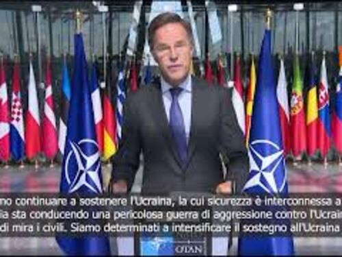 Rutte: Intensificheremo sostegno a Ucraina vista l'escalation russa
