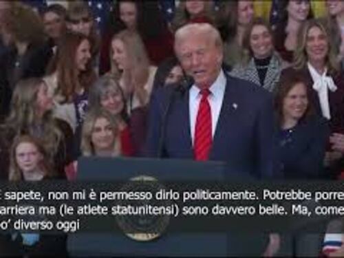 Trump alle atlete statunitensi: Dirlo potrebbe terminare la mia carriera, ma siete belle