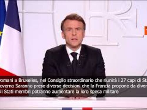 Macron: Il futuro dell'Europa non deve essere deciso a Washington o a Mosca
