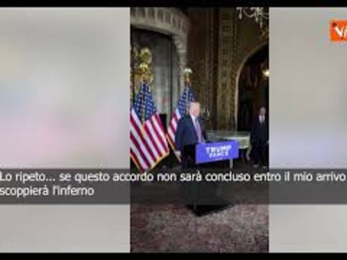 Accordo ostaggi Gaza, Trump: Se non si conclude entro mio insediamento scoppierà inferno