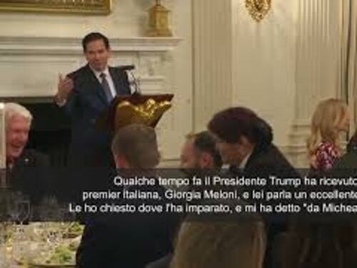 Marco Rubio su Meloni: "Parla inglese eccellete, l'ha imparato con canzoni Micheal Jackson"
