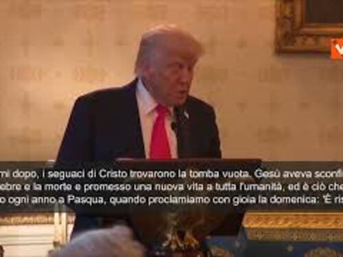 Trump ospita cena di preghiera per la Pasqua: Gesù Risorto è essenza fede cristiana