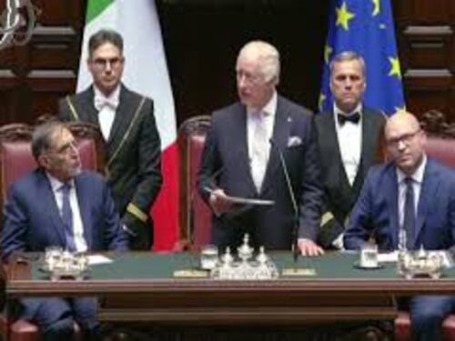 Carlo III alla Camera: Nostri legami risalgono a oltre duemila anni fa, con arrivo dei romani