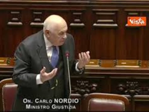 Nordio: "Non in mio nome per rischio che Pm viene sottoposto a potere politico"