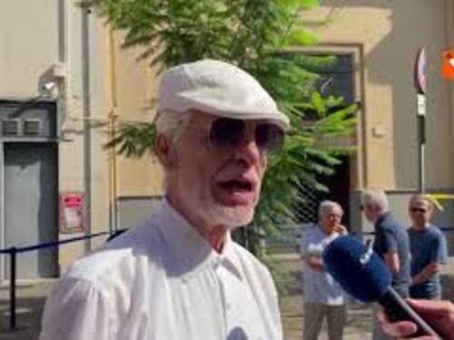 Addio Pippo Baudo, Michele Placido alla camera ardente: Amava molto la Rai, parlava sempre di futuro