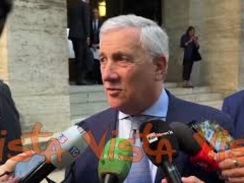 Tajani: Giusto lavorare per costruzione dello Stato palestinese, pronti a fare il necessario