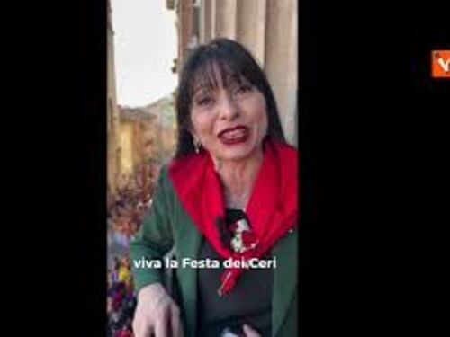 Stefania Proietti (Umbria) a Gubbio per Festa dei Ceri: "Evento che rende Regione orgogliosa"