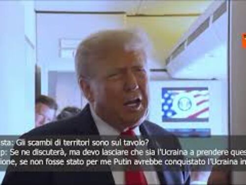 Incontro con Putin, Trump: Scambi territoriali sono su tavolo? L'Ucraina prenderà la decisione