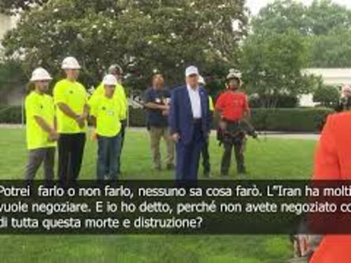 Trump: Attaccare l'Iran? Potrei farlo o no, nessuno può sapere cosa farò