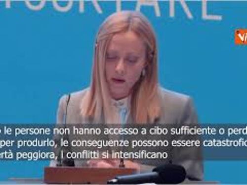 Meloni in Etiopia: L'insicurezza alimentare è un problema sia politico che economico