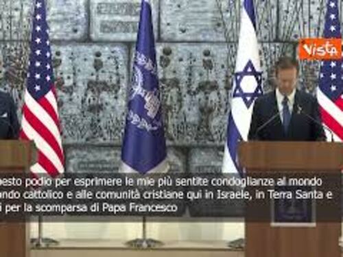 Presidente di Israele Herzog: Papa Francesco aveva promosso legami con mondo ebraico