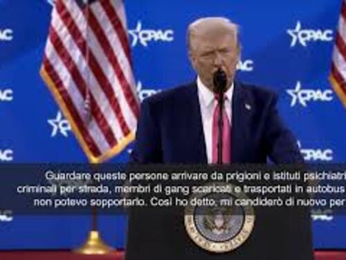 Trump: “Mi sono ricandidato per cacciare criminali e gang di immigrati illegali”