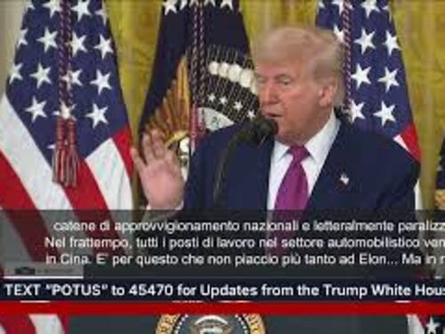 Trump su Musk: Mi sorprese suo sostegno malgrado mio no ad auto elettriche. È mio grande amico