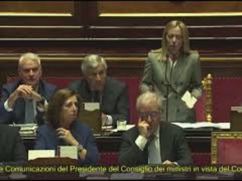 Meloni in Senato: Non rispondo a provocazioni e falsità, avremo tempo per campagna elettorale