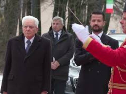 Mattarella in Montenegro ricevuto da Milatović, gli onori militari