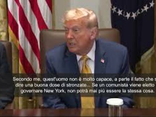 Trump: Zohran Mamdani incapace e comunista, se fosse eletto New York non sarebbe più la stessa