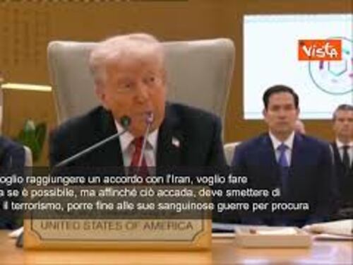 Trump a Ryad: Voglio raggiungere accordo con Iran, ma smetta di sponsorizzare terrorismo