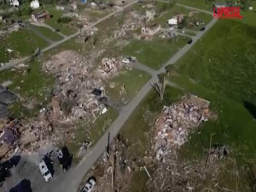 Usa, le immagini della distruzione del tornado in Kentucky, Missouri e Virginia