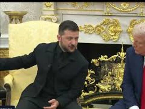 Zelensky consegna a Trump una lettera scritta da sua moglie per Melania Trump