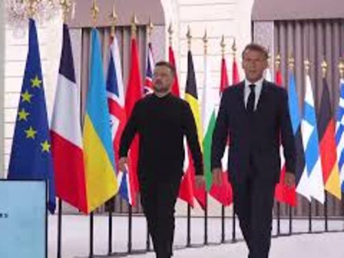Riunione dei volenterosi con Zelensky, Macron, von der Leyen e leader Ue a Parigi. Meloni in remoto