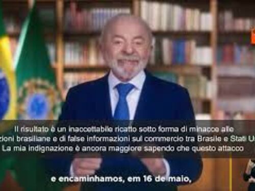 Dazi Usa a Brasile al 50%, Lula: Da Trump un ricatto inaccettabile