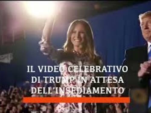 Il video (auto) celebrativo di Trump prima dell'insediamento
