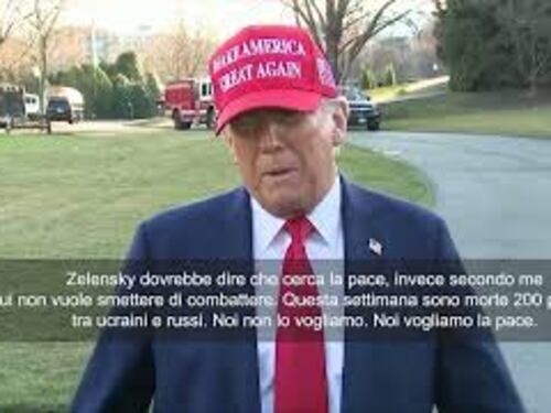 Trump: "Mi sembra che Zelensky voglia continuare la guerra"