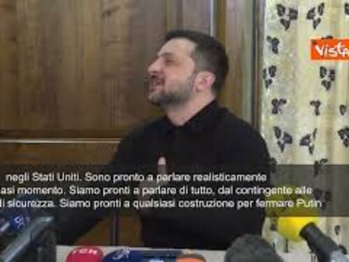 Guerra Ucraina, Zelensky: "Pronti a parlare di tutto, ma piano Usa non c'è"