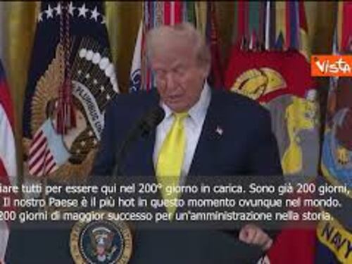 Trump: 200 giorni della nostra amministrazione, sono quelli di maggior successo in storia Usa