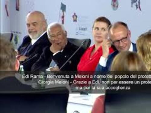 Rama a Cpe di Tirana: "Benvenuta Meloni a nome del popolo del protettorato Albania"