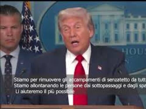 Guardia nazionale a Washington, Trump: Rimuoveremo i senzatetto dai nostri parchi