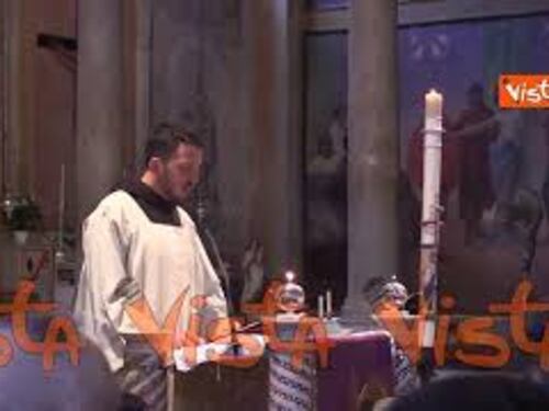 Le esequie di Alvaro Vitali nella Chiesa di San Pancrazio a Roma, le immagini