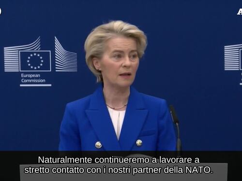 Von der Leyen: "Con ReArm Europe fino a 800 miliardi per la difesa europea"
