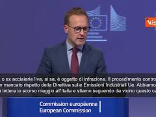 Portavoce Commissione Ue: Italia già sotto infrazione per ex Ilva, seguiamo da vicino il caso