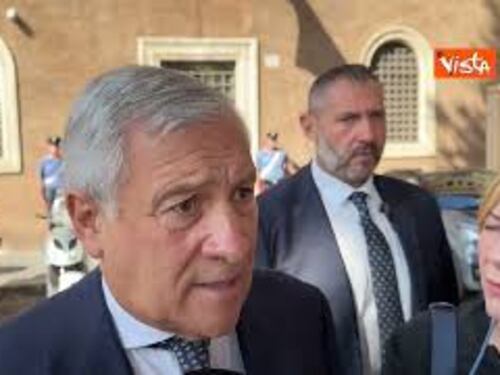Tajani: "C'è linguaggio violento, Conte e Schlein abbassino toni"