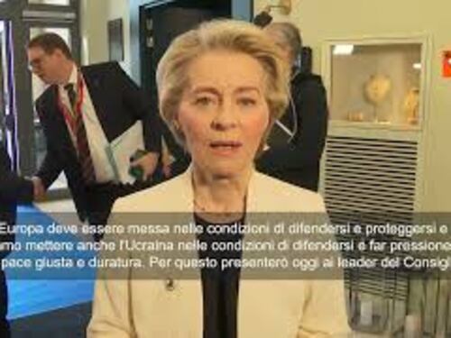 Von der Leyen: "Dare a Ue e Kiev le condizioni per difendersi"