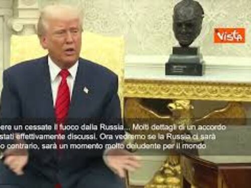 Tregua in Ucraina, Donald Trump: "Si spera che la Russia faccia la cosa giusta"