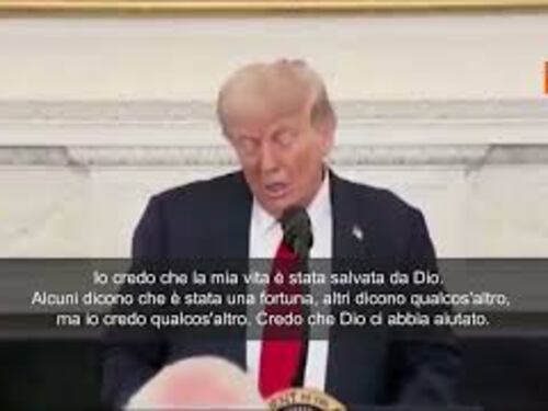 Trump ricorda l'attentato di Butler: Un anno fa mio tempo stava per finire... Dio mi ha salvato