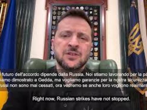Zelensky: "Il futuro dell'accordo di pace ora dipende dalla Russia"