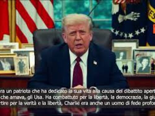 Trump: Charlie Kirk è un martire della verità e della libertà