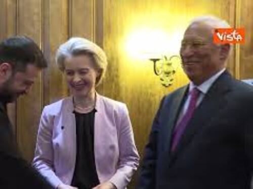 Zelensky incontra Ursula von der Leyen e Costa a Conferenza sulla sicurezza di Monaco