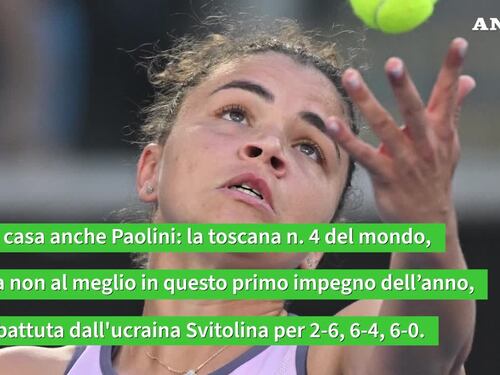 Australian Open, Italia ok con Sinner e Sonego ma perde Paolini