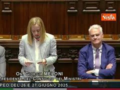 Meloni: Ue subalterna a Usa perché loro hanno garantito sicurezza
