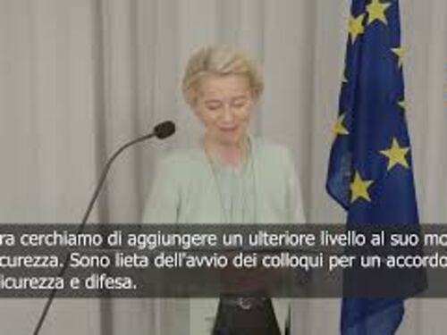 Von der leyen: L'Islanda entrerà nella rete di sicurezza e difesa europea