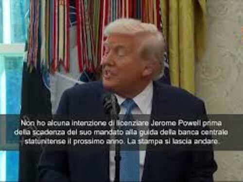 Trump sulla Fed: "Non ho intenzione di licenziare Jerome Powell"