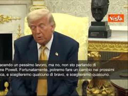 Trump: "Licenziare Jerome Powell (Fed)? Altamente improbabile"